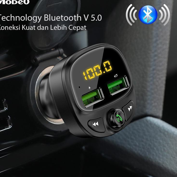 Củ Sạc Xe Hơi Kết Nối Bluetooth Mp3 Micro Sd Fm Radio Hy-87