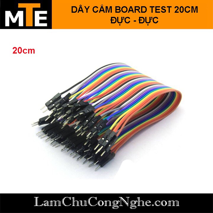 Dây cắm board test đực đực 20 cm (40 sợi)