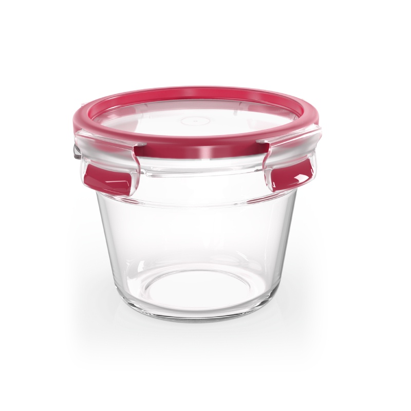 [LIFEMC11BPC -8% đơn 350K] Hộp thủy tinh tròn Tefal Masterseal N1040412 - 900ml - đỏ