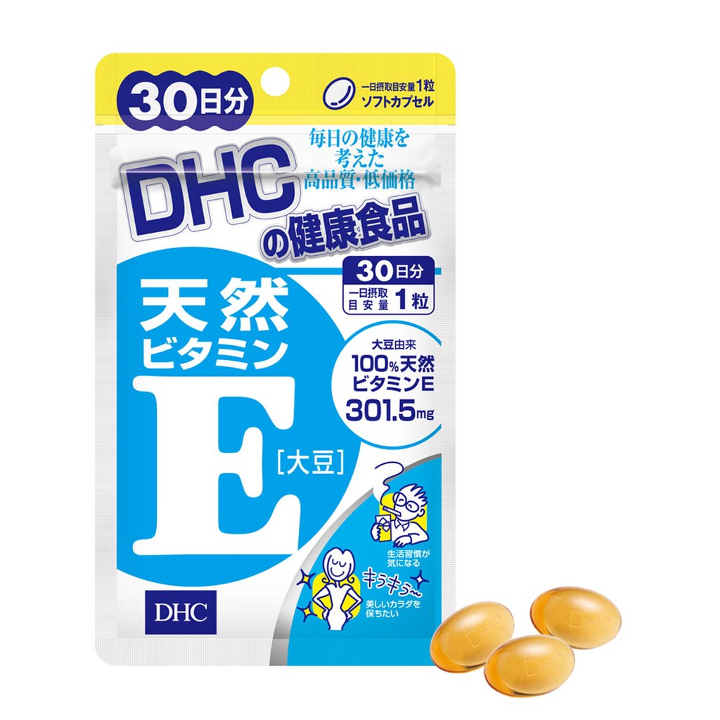 Viên Uống DHC Bổ Sung Vitamin E Natural Vitamin E Soybean