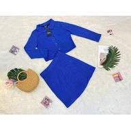 Đầm Nữ [HÀNG THIẾT KẾ] Váy Juyp Ngắn Xanh Coban - MAIDEN