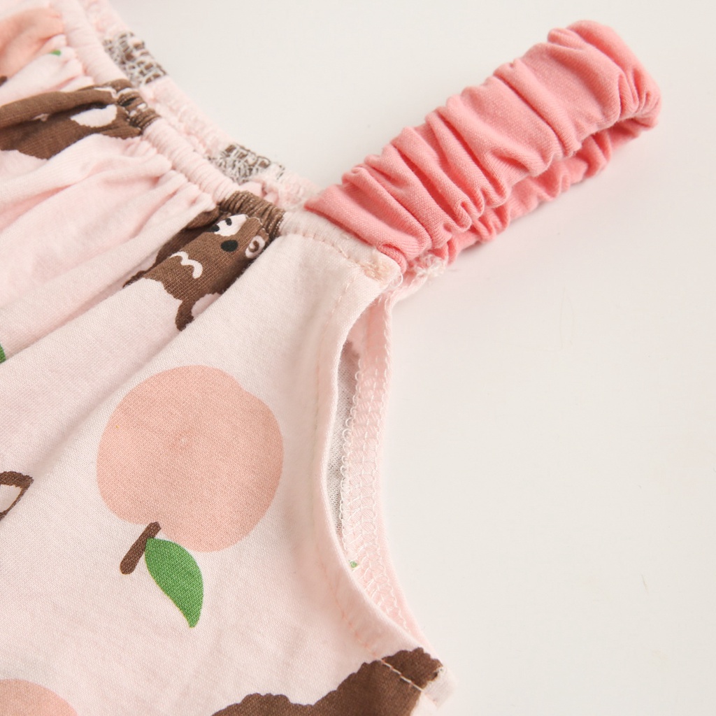 Sanlutoz Mùa hè Dễ thương Em bé Cô bé Bộ quần áo Ngọn + Bloomer 2 cái