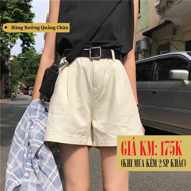 [SẴN] Quần shorts khaki nữ Ulzzang Quảng Châu QNJ31