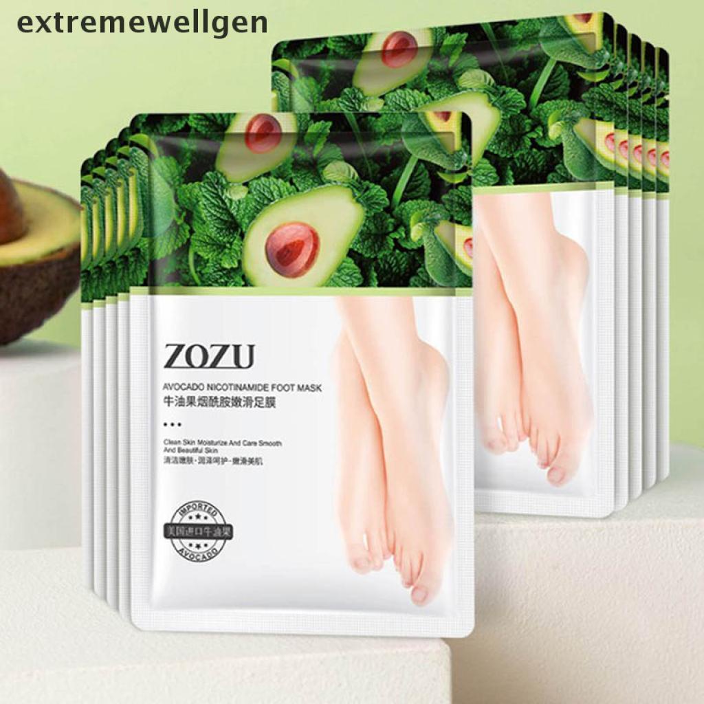 (Hàng Mới Về) Set 2 Mặt Nạ Dưỡng Ẩm Làm Trắng Da Tay / Chân Tiện Dụng | BigBuy360 - bigbuy360.vn