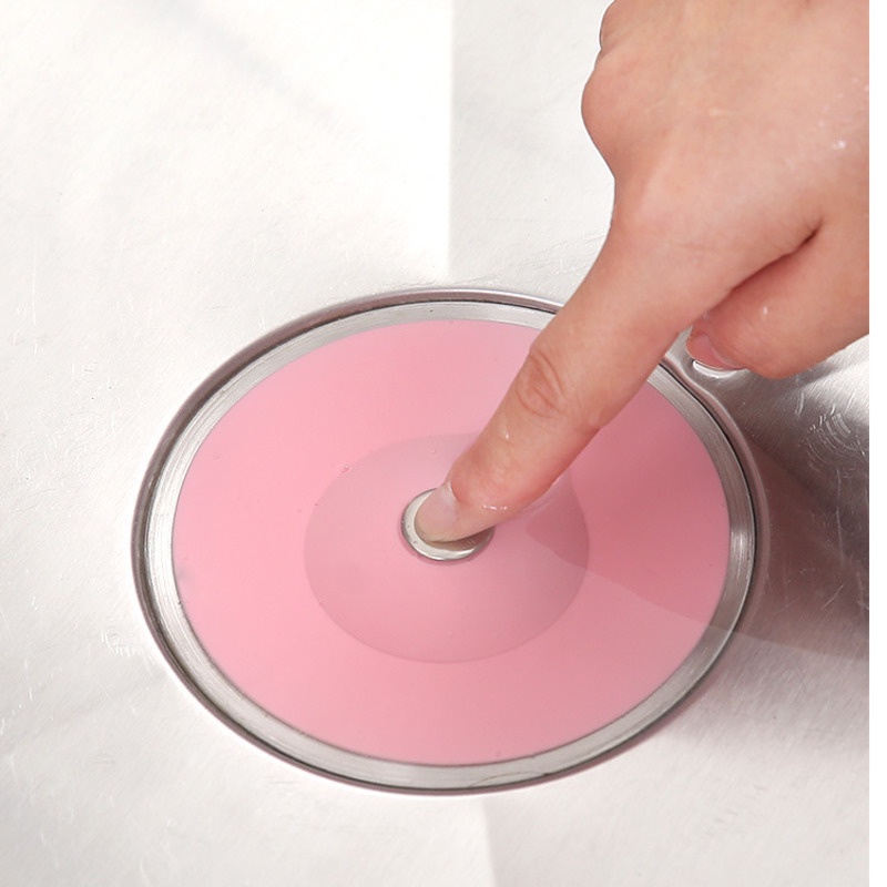 Nắp Đậy Cống Thoát Nước Sàn Nhà Tắm / Nhà Bếp Bằng Nhựa silica gel Chống Mùi Hôi