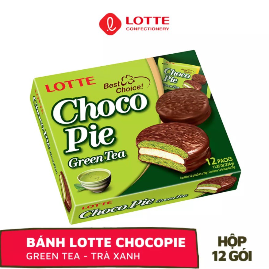 Bánh Chocopie Lotte Hàn Quốc - Hộp 12 cái 336g