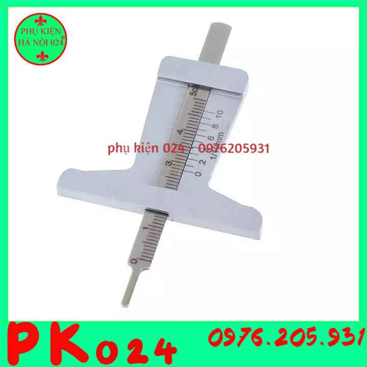 Dụng Cụ Đo Độ Sâu, Độ Mòn Rãnh Lốp Xe Ô Tô Bằng Thép Không Gỉ 30mm, 60mm