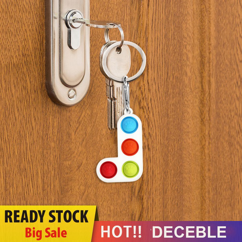 Pop It Fidget Đồ chơi Push Bubble Pop Keychain Sensory Fidget Đồ chơis Game Autism Stress Relief Đồ chơi