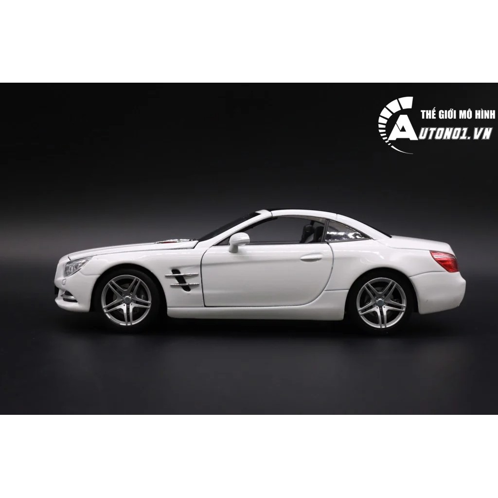 MÔ HÌNH XE MERCEDES SL500 2012 WHITE 1:24 WELLY 6666