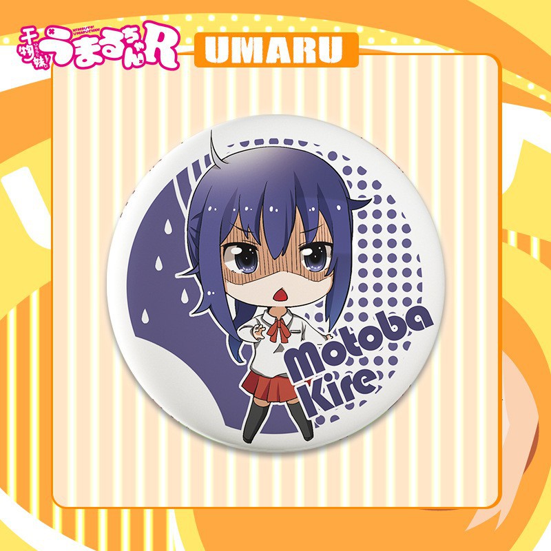 Huy hiệu cài áo in hình Himouto! Umaru-chan Cô em gái hai mặt anime chibi xinh xắn tiện lợi m01