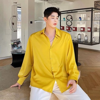 [Hàng order] Áo sơ mi lụa tay dài Thời trang-QB STORE