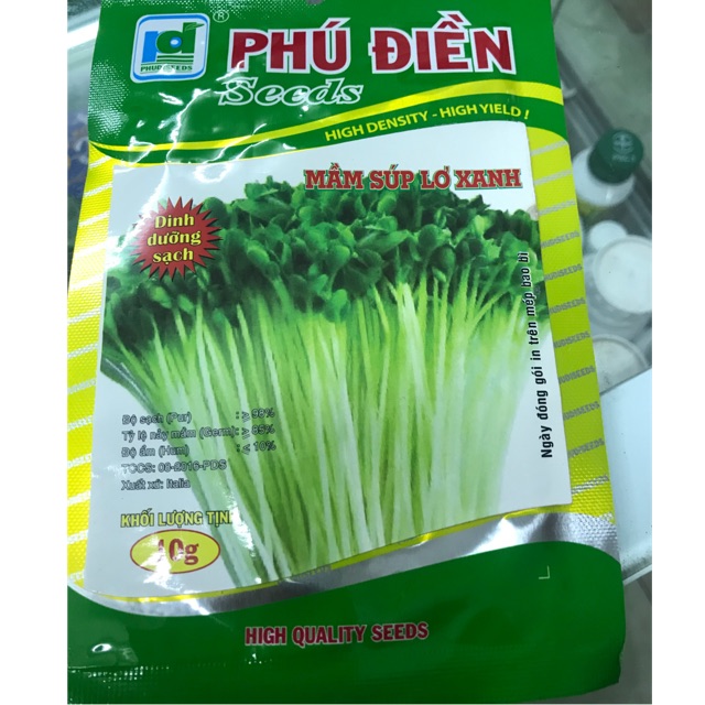 Hạt giống mầm lơ xanh- gói 10 gam
