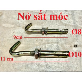 Nở sắt móc tắc kê 8 10