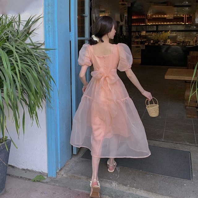 (Order taobao) Váy công chúa tay bồng