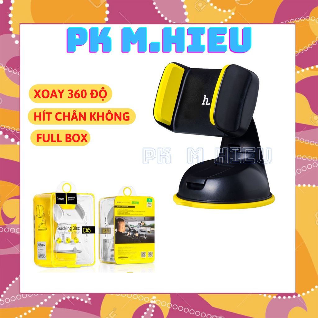 Giá Đỡ Điện Thoại Trên Ô Tô Hoco CA5 Xoay 360 Độ - Hàng Chính Hãng | BigBuy360 - bigbuy360.vn