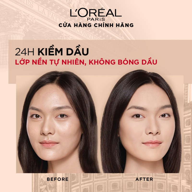 Kem nền 24h Kiềm dâu lâu trôi L'Oreal Paris Infallible 24h Matte Cover 5ml