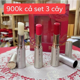 Set 3 thỏi SON SUM CHÀO ĐÓN NOEN 2019 SỈ