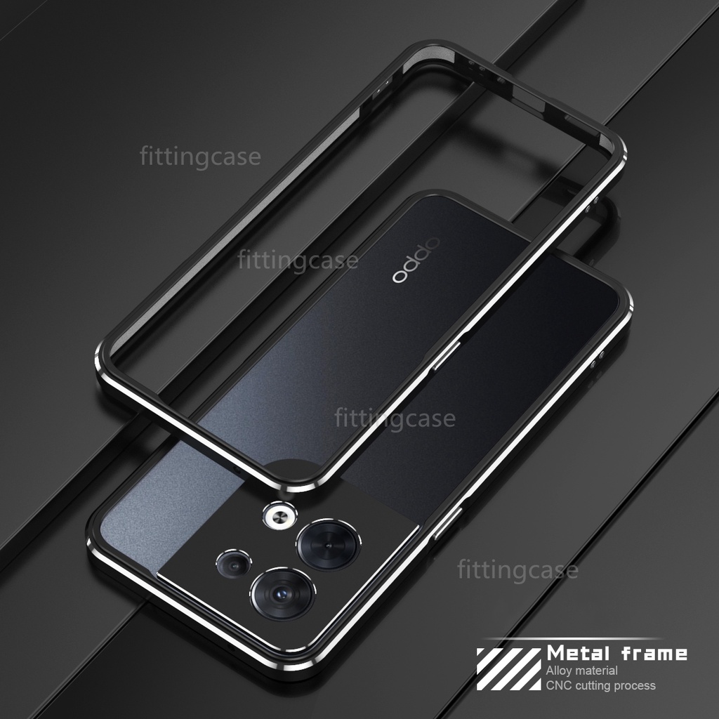 Ốp Điện Thoại Khung Hợp Kim Nhôm Chống Sốc Cho OPPO Reno 8 7 6 5 Pro  reno8 reno7 reno6 Reno5 K