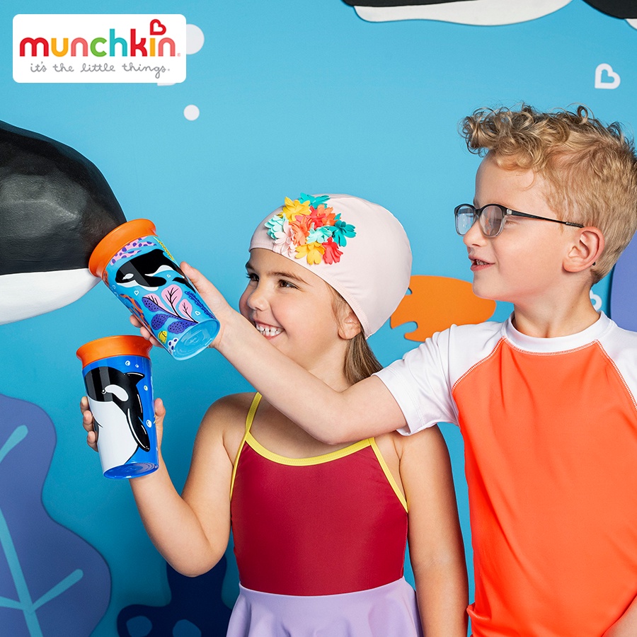 Cốc uống nước 360° chống đổ Deco Munchkin 266ml MK17422