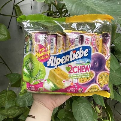 Kẹo Mềm Alpenliebe Vị Kiwi Chanh Dây 1 Thanh