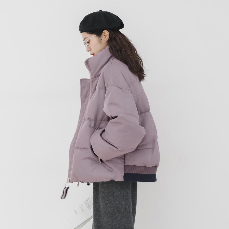 Áo khoác phao lông vũ đại hàn unisex dáng lỡ SẴN