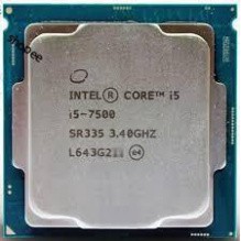 CPU intel I5 - 7500+7400 Tray không box+tản