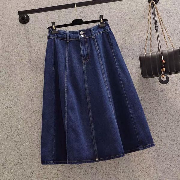 C1231K Chân váy jean xoè nữ hè cho người mập hàng nhập