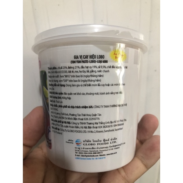 Gia vị lẩu hủ cay Tom Yum Lobo