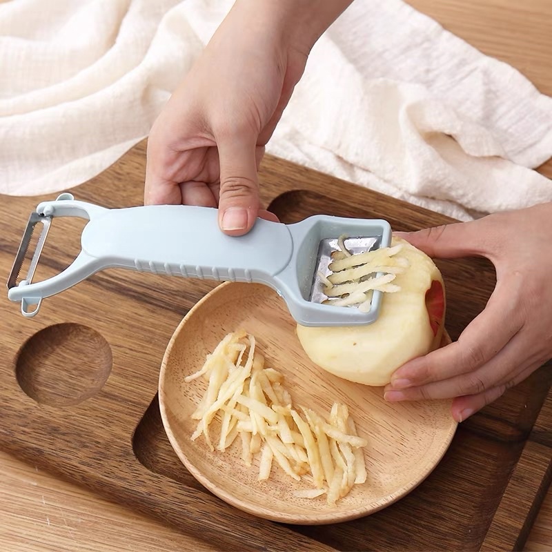 Nạo rau củ quả 2 đầu Multi-Peeler, dụng cụ bào sợi, gọt trái cây nhựa PP cao cấp CamCamHome