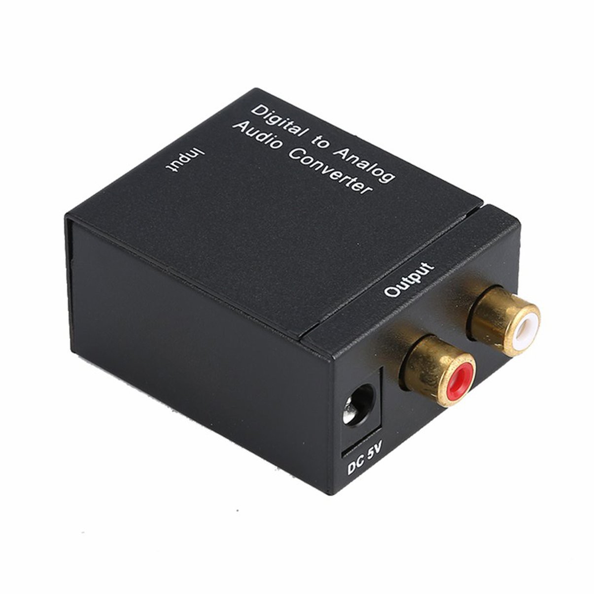 Digital to Analog Audio Converter Adapter Fiber Kabel Digital Optical Coax