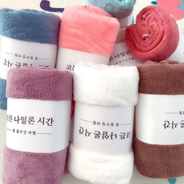 Khăn tắm Hàn Quốc 1m4*70cm chất bông mềm mại