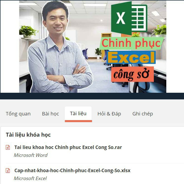 Toàn quốc- [Evoucher] FULL khóa học TIN HỌC VP - Chinh phục excel công sở