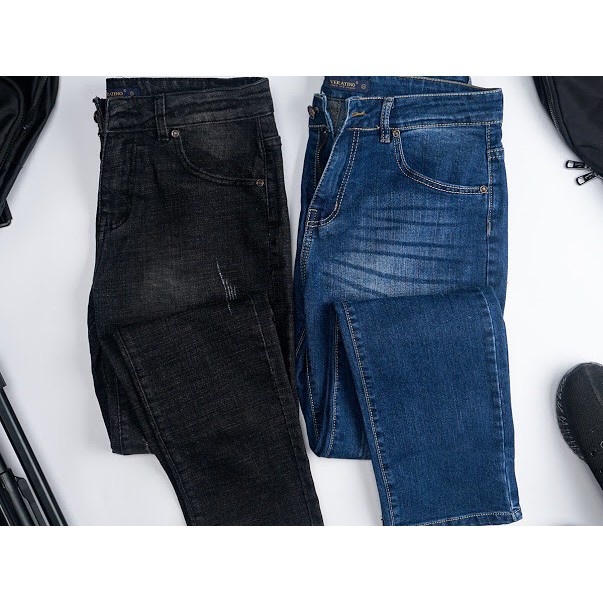 Quần jean nam chất bò dáng ôm cao cấp FAVITI QJ64