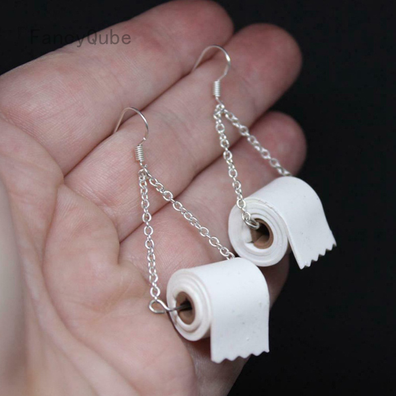 Móc Treo Bông Tai Handmade Hình Cuộn Giấy