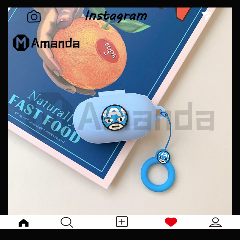 Vỏ bảo vệ hộp sạc tai nghe silicon chống bụi cho Samsung Galaxy Buds/Buds+/Buds Plus