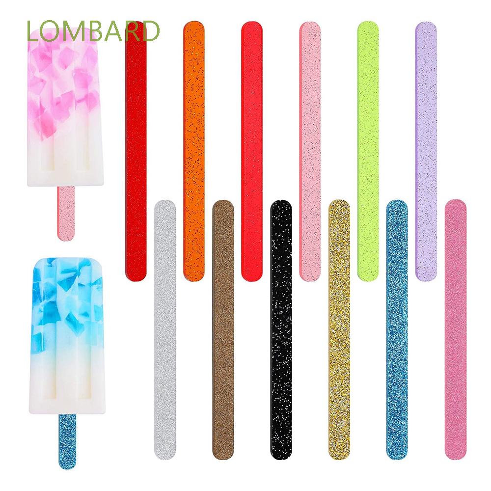 Set 10/50 que kem bằng acrylic 11.3x1cm dùng làm đồ thủ công DIY