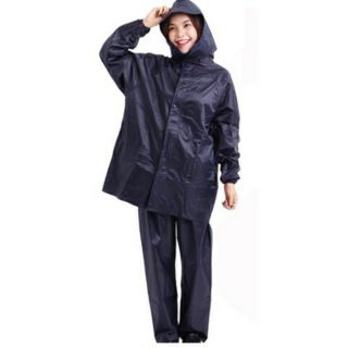 Áo mưa bộ vải dù Hatoco siêu bền - Áo mưa cánh dơi Grab