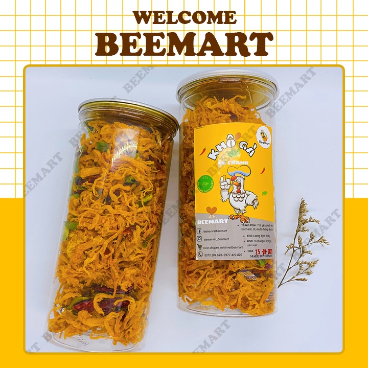 Khô gà lá chanh xé sợi Beemart hũ 300g - Ăn vặt Hà Nội | BigBuy360 - bigbuy360.vn