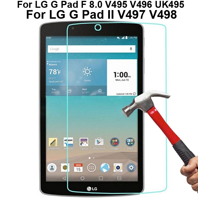 Screen protector For LG G Pad F 8.0 V495 V496 UK495 Miếng dán màn hình GPadII 8.0 V497 V498 GPad 2 kính cường lực