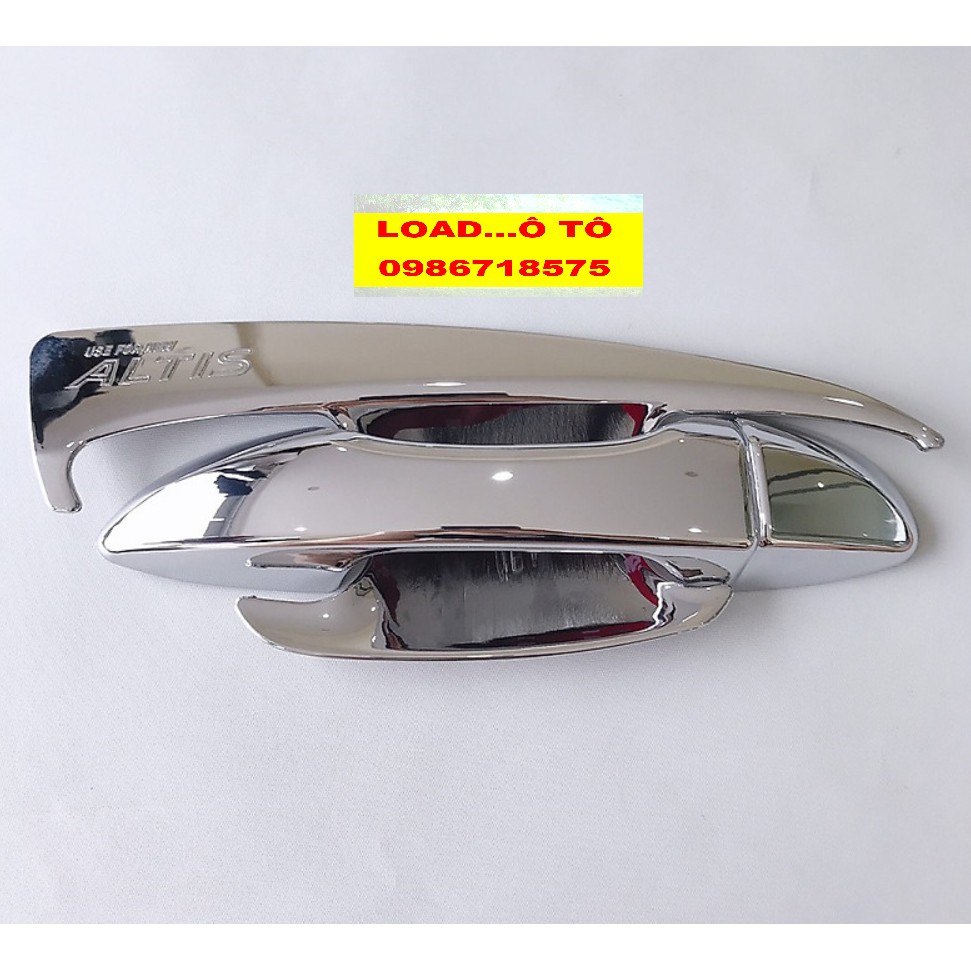 Ốp Tay Nắm Và Hõm Cửa Toyota Altis 2022-2019 Mạ Crom Cao Cấp