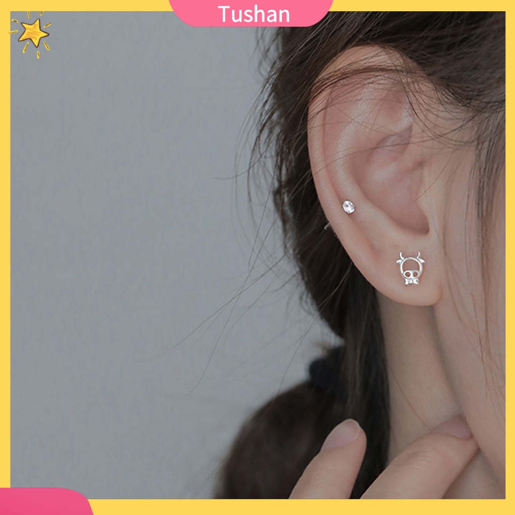 1 Đôi Bông Tai Hình Gia Súc Thời Trang