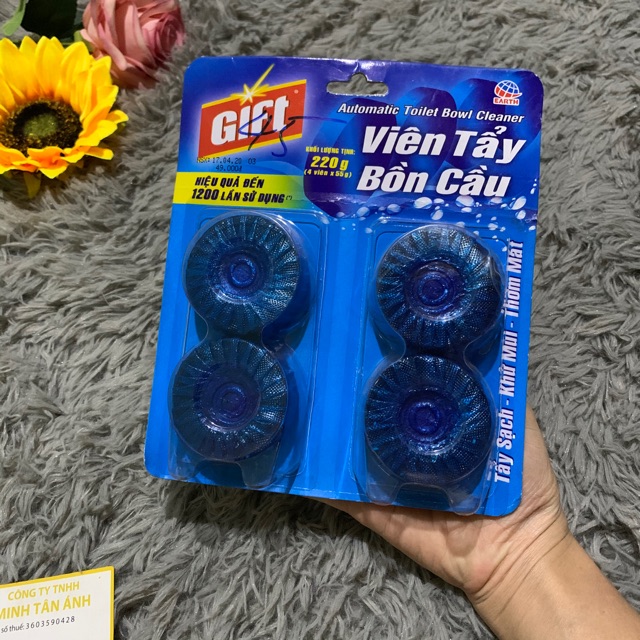 Viên Tẩy Bồn Cầu Gift 220g ( 4 viên x 55g )