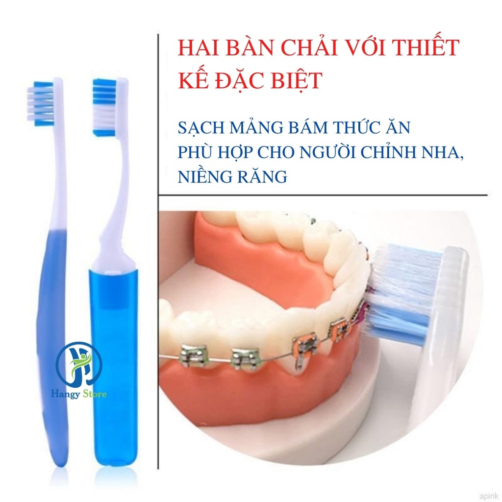 Bộ dụng cụ vệ sinh răng miệng 8 món h2ofloss nhập khẩu HANGY