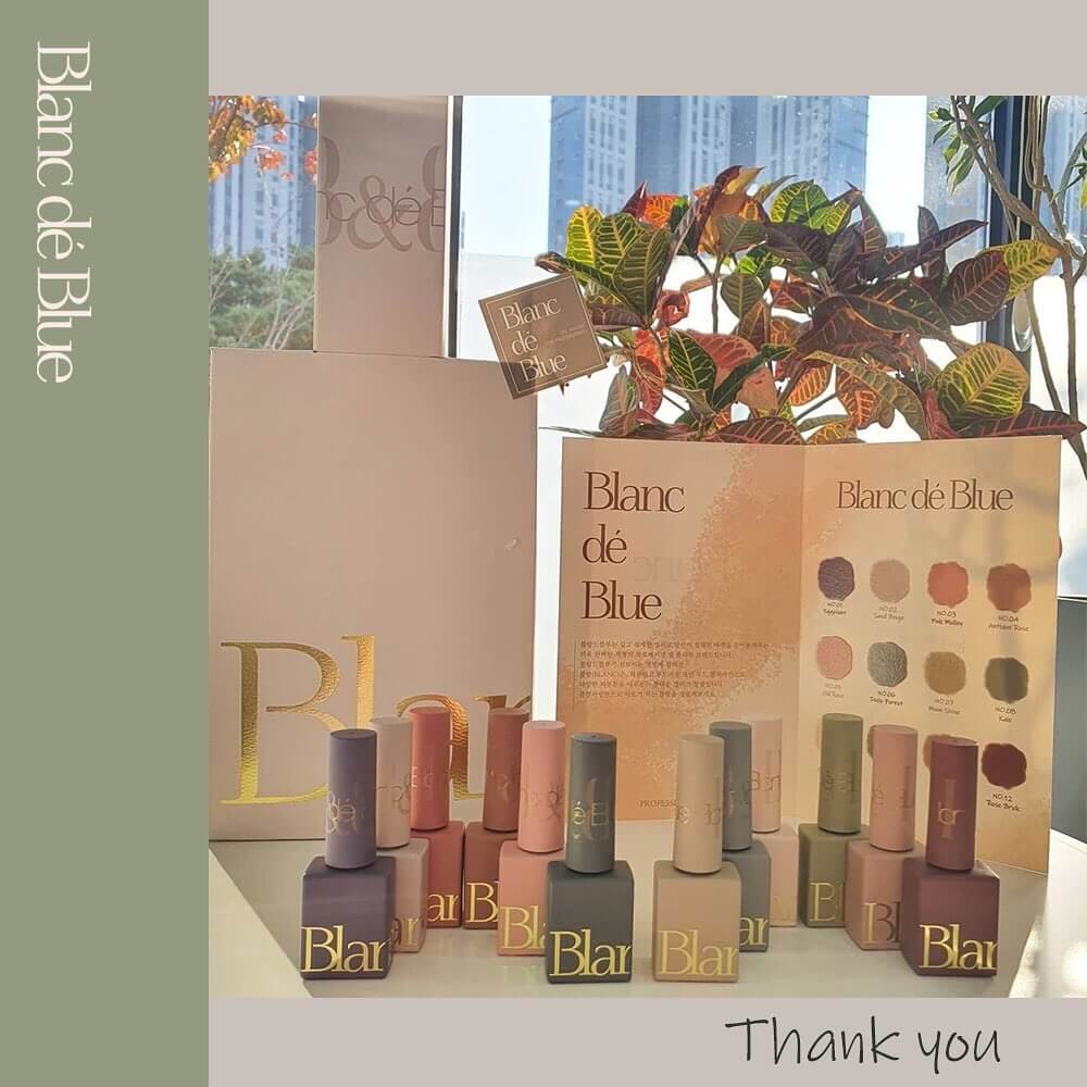 Blac dé Blue Tách lẻ Set Sơn gel Blanc Colletion 12 Colors, Sơn gel Hàn quốc Blanc de Blue chính hãng 9ml