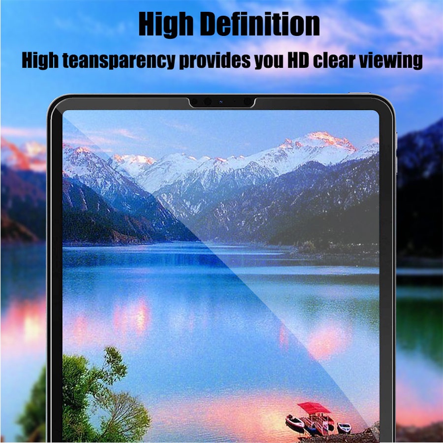Set 2 Kính Cường Lực HD Chuyên Dụng Cho IPad Air5 2022 Pro 11 12.9 2021 Air4 10.9 Air3 10.5 8th 9th 10.2 6th Gen 9.7 Mini 1/2/3/4/5/6 2020 9H