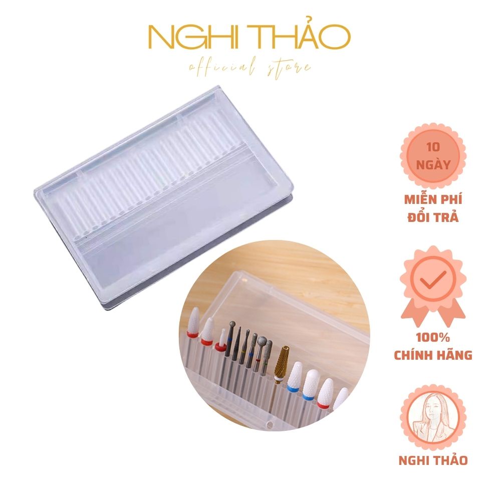 Hộp đựng đầu mài NGHI THẢO 24 lỗ