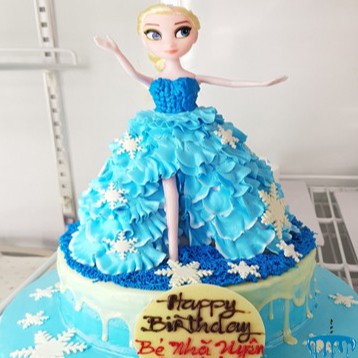 Búp Bê Chibi Elsa Phụ Kiện Trang Trí Bánh Kem Sinh Nhật ABSHOP COM VN