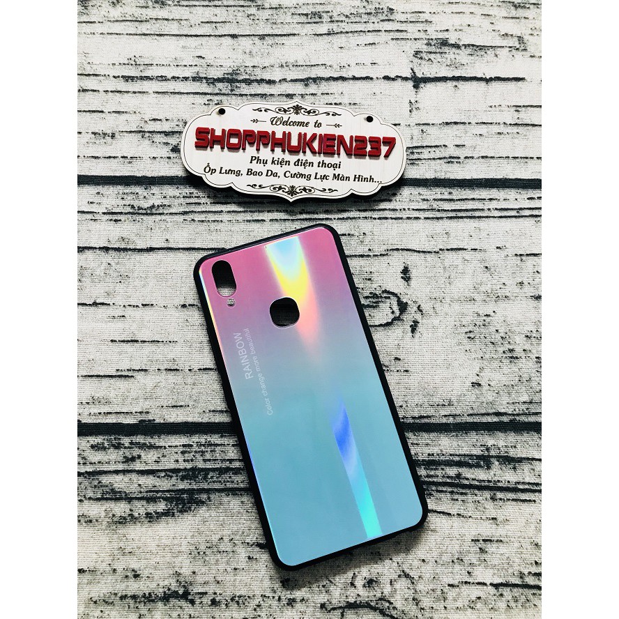 [Freeship toàn quốc từ 50k] ỐP LƯNG VIVO V9 ỐP GƯƠNG CƯỜNG LỰC CẦU VÒNG ĐA SẮC CỰC ĐẸP