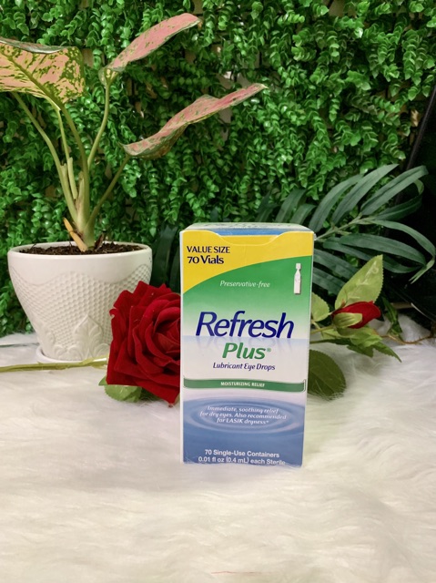 Nước nhỏ mắt nhân tạo Refresh Plus Lubricant Eye Drops