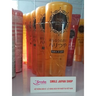 Nước hoa hồng aqualabel shiseido màu vàng